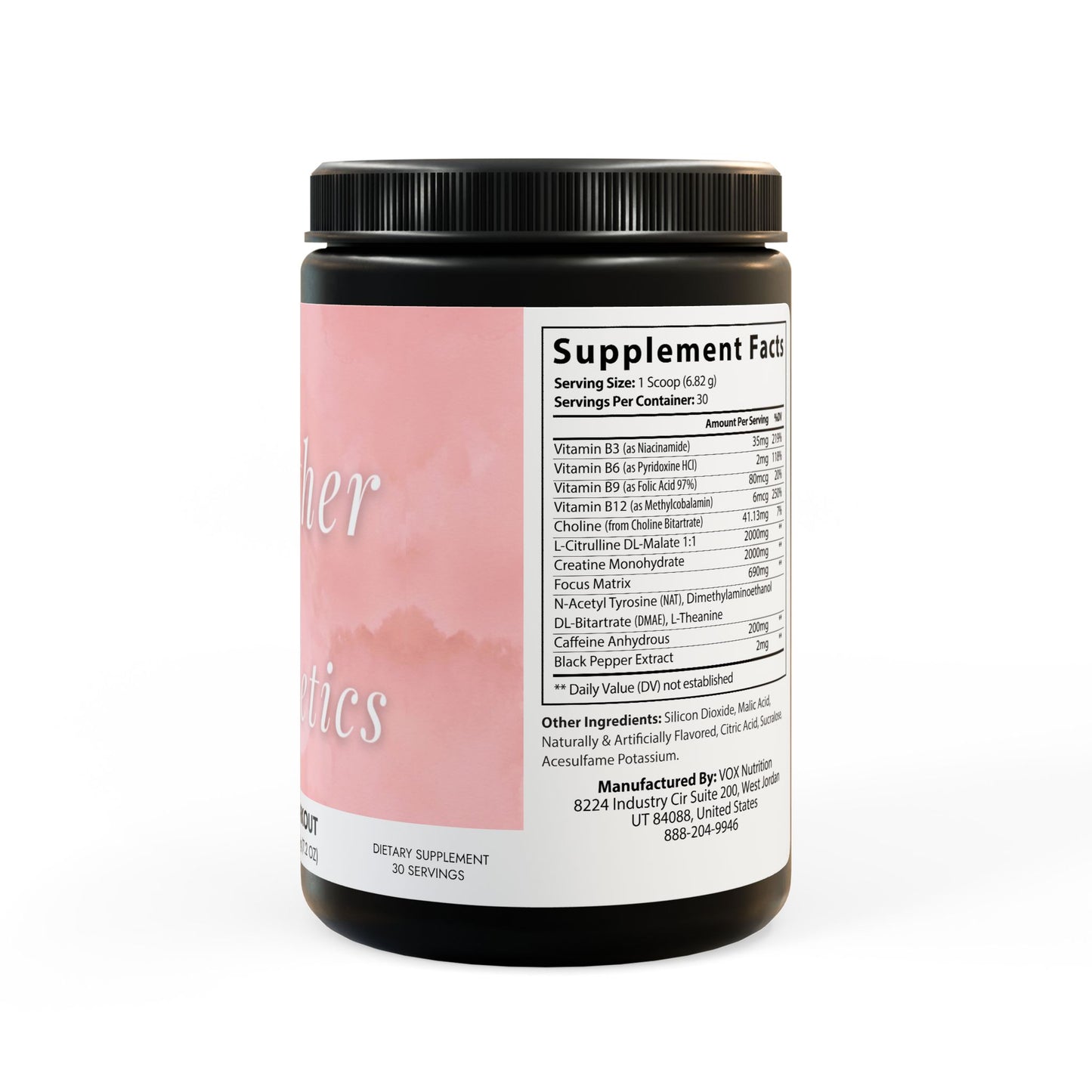 Pre-Workout Supplement, Fruit Punch (204g, 7.1oz)