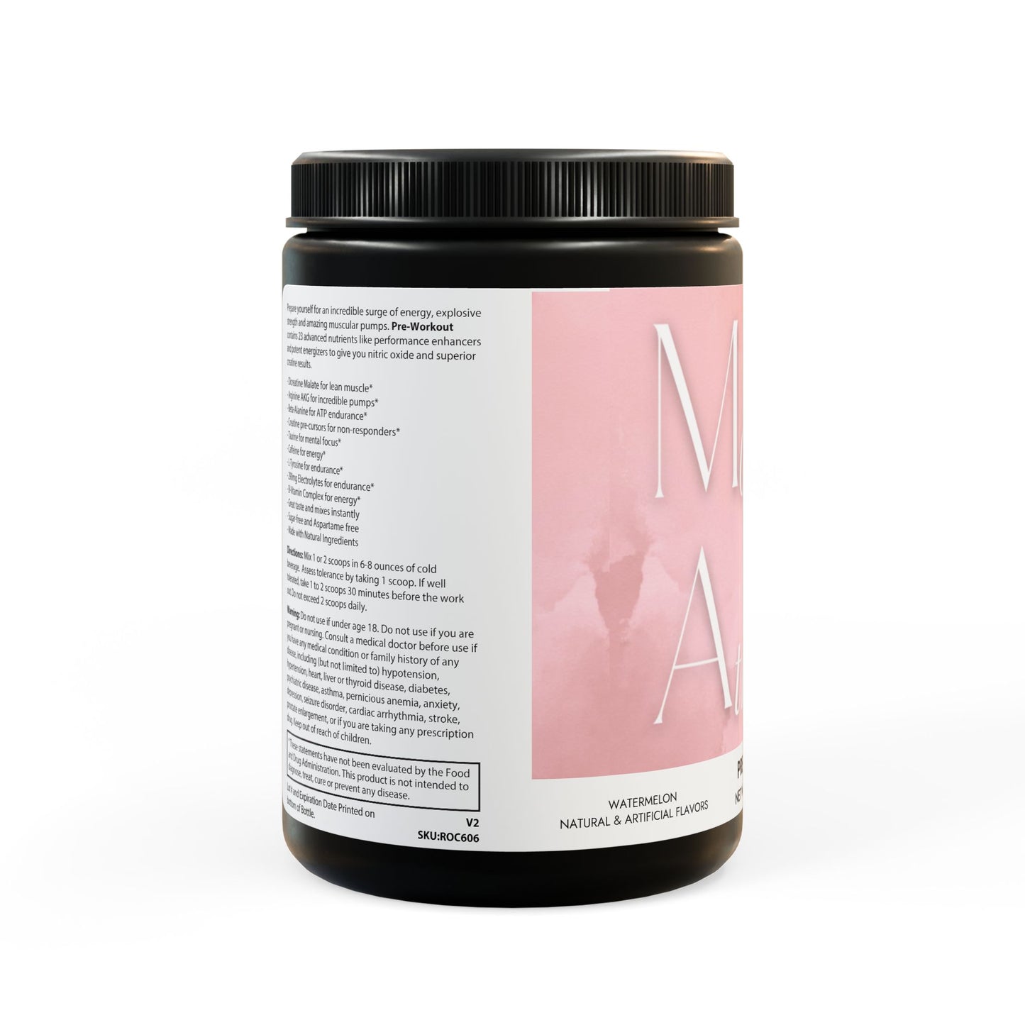 Pre-Workout Supplement, Watermelon (300g, 10.58oz)