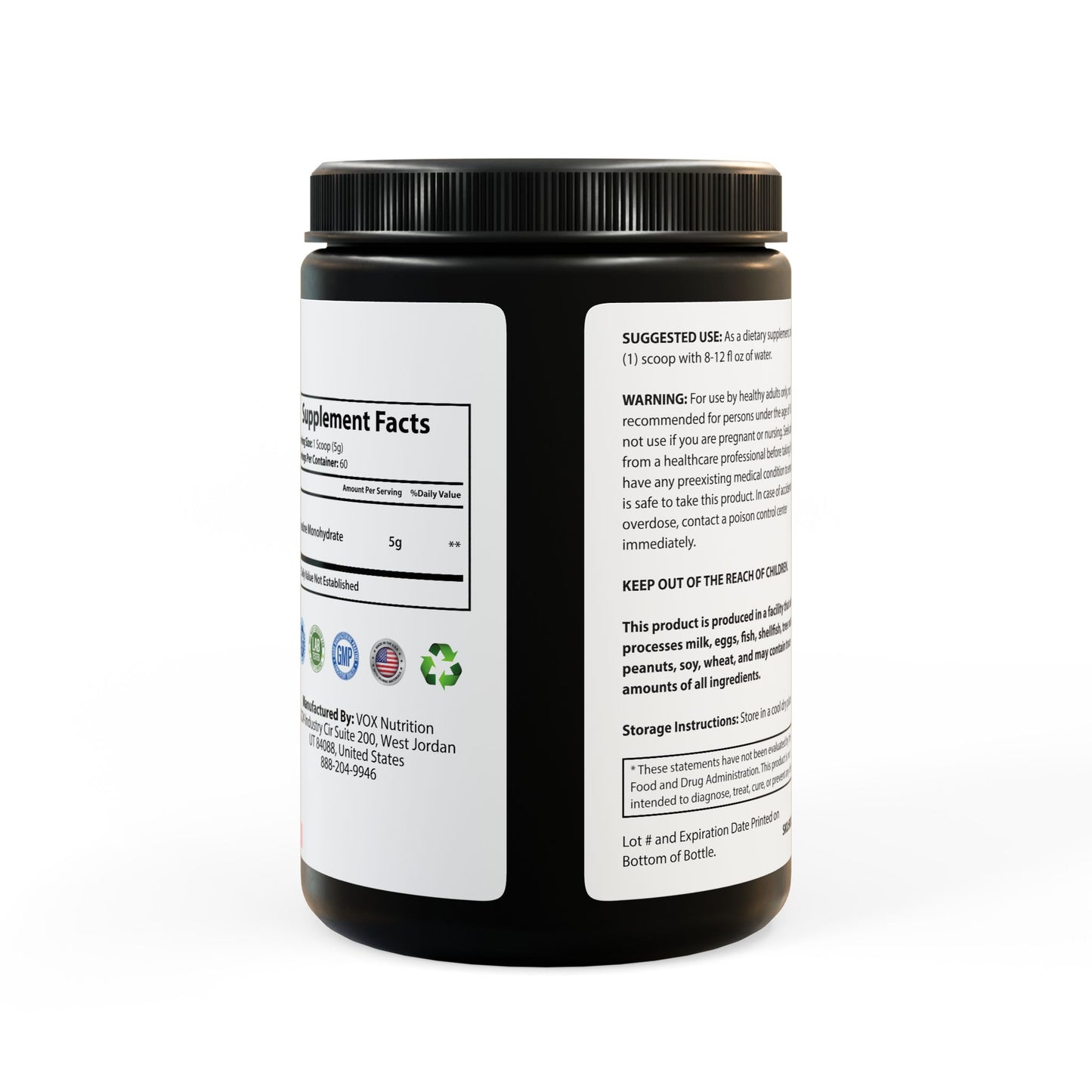 MOTHER ATHLETICS Creatine Monohydrate Supplement (10.58oz)