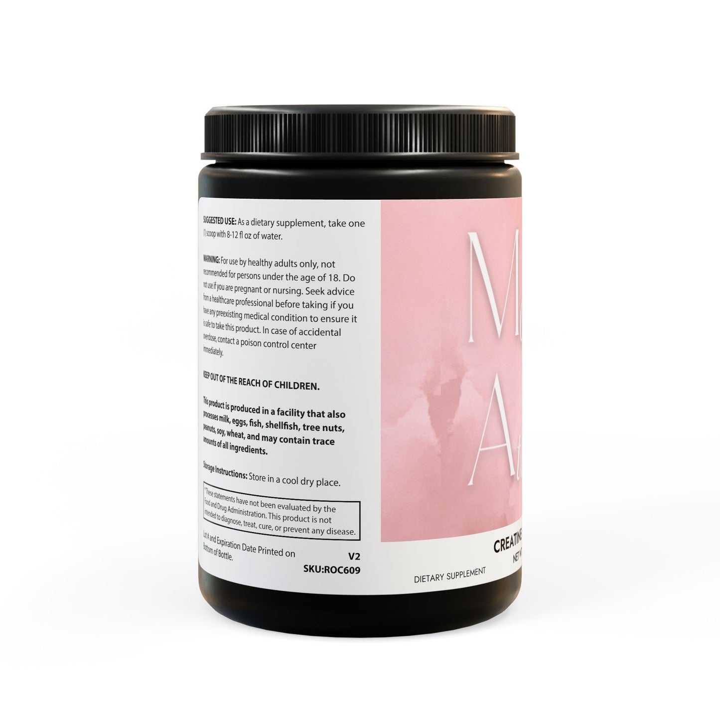 MOTHER ATHLETICS Creatine Monohydrate Supplement (10.58oz)