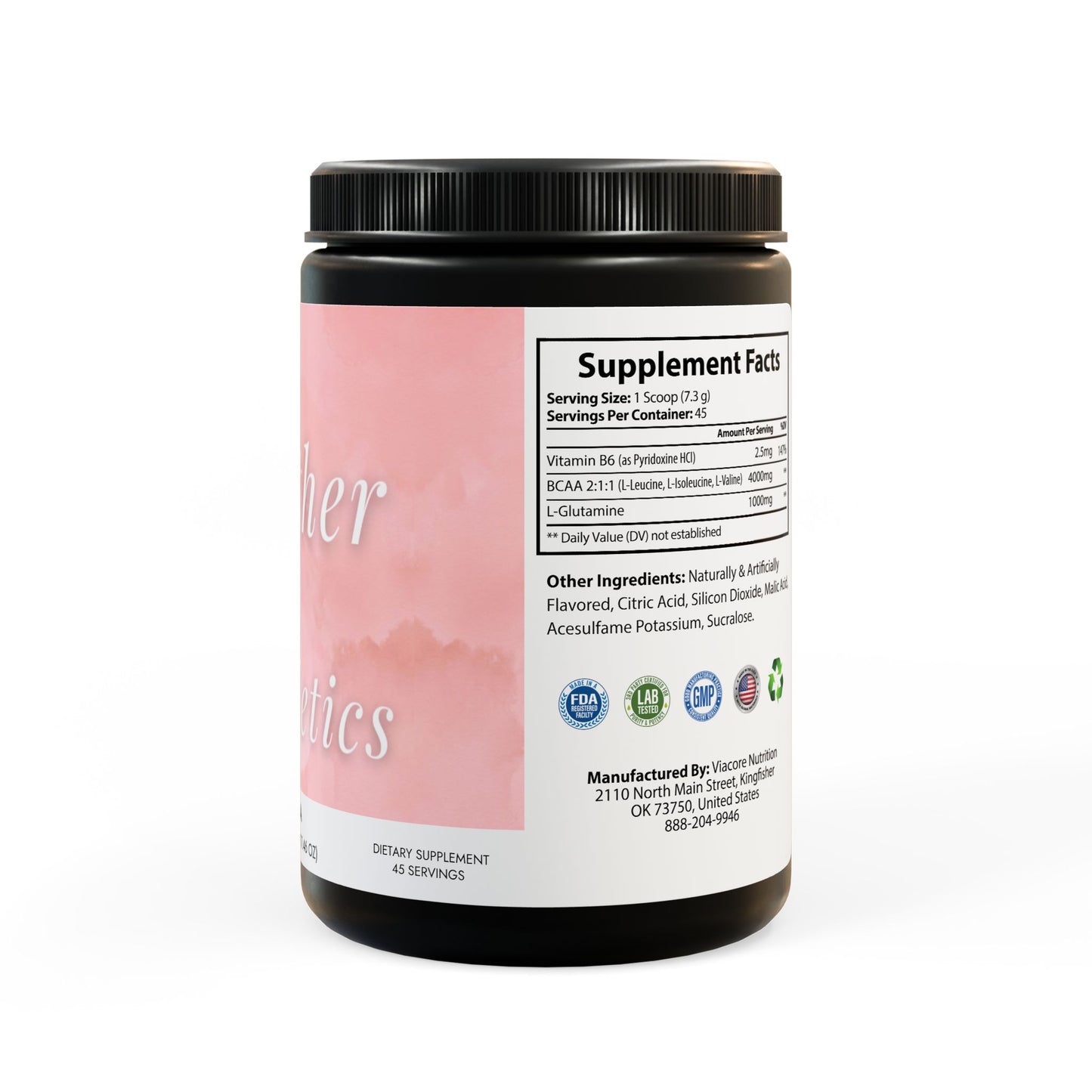 BCAA Supplement, Watermelon (325g, 11.46oz, 45 servings)