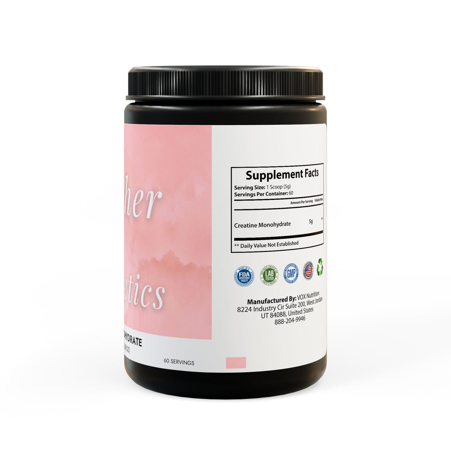 MOTHER ATHLETICS Creatine Monohydrate Supplement (10.58oz)