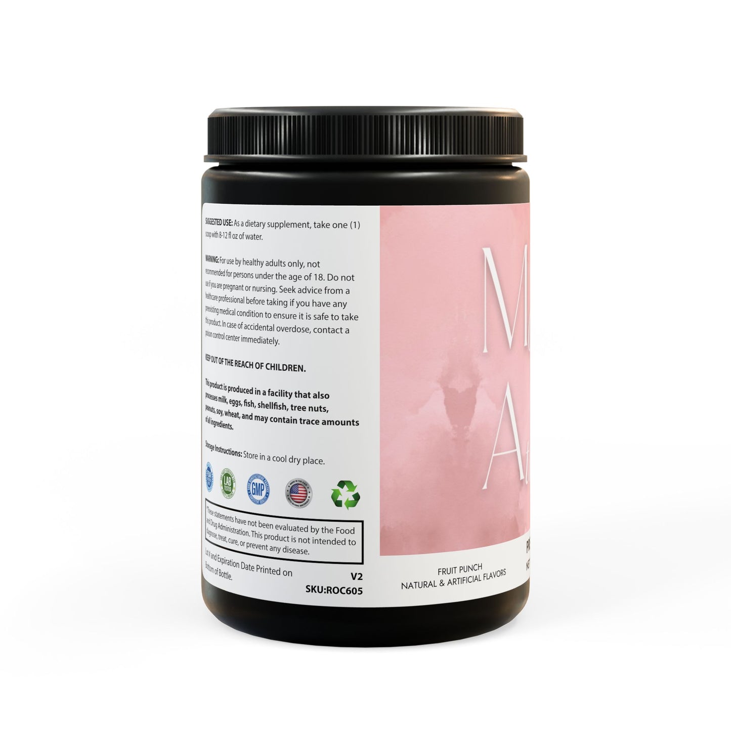 Pre-Workout Supplement, Fruit Punch (204g, 7.1oz)