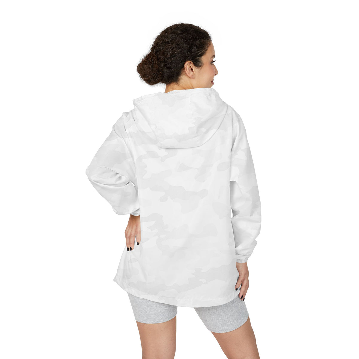 LA FEMMEnina Stay Grounded' Windbreaker Jacket