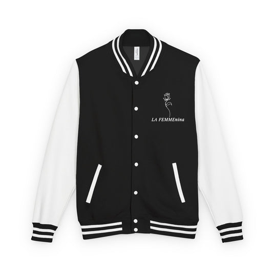 LA FEMMEnina Rose Letterman Jacket