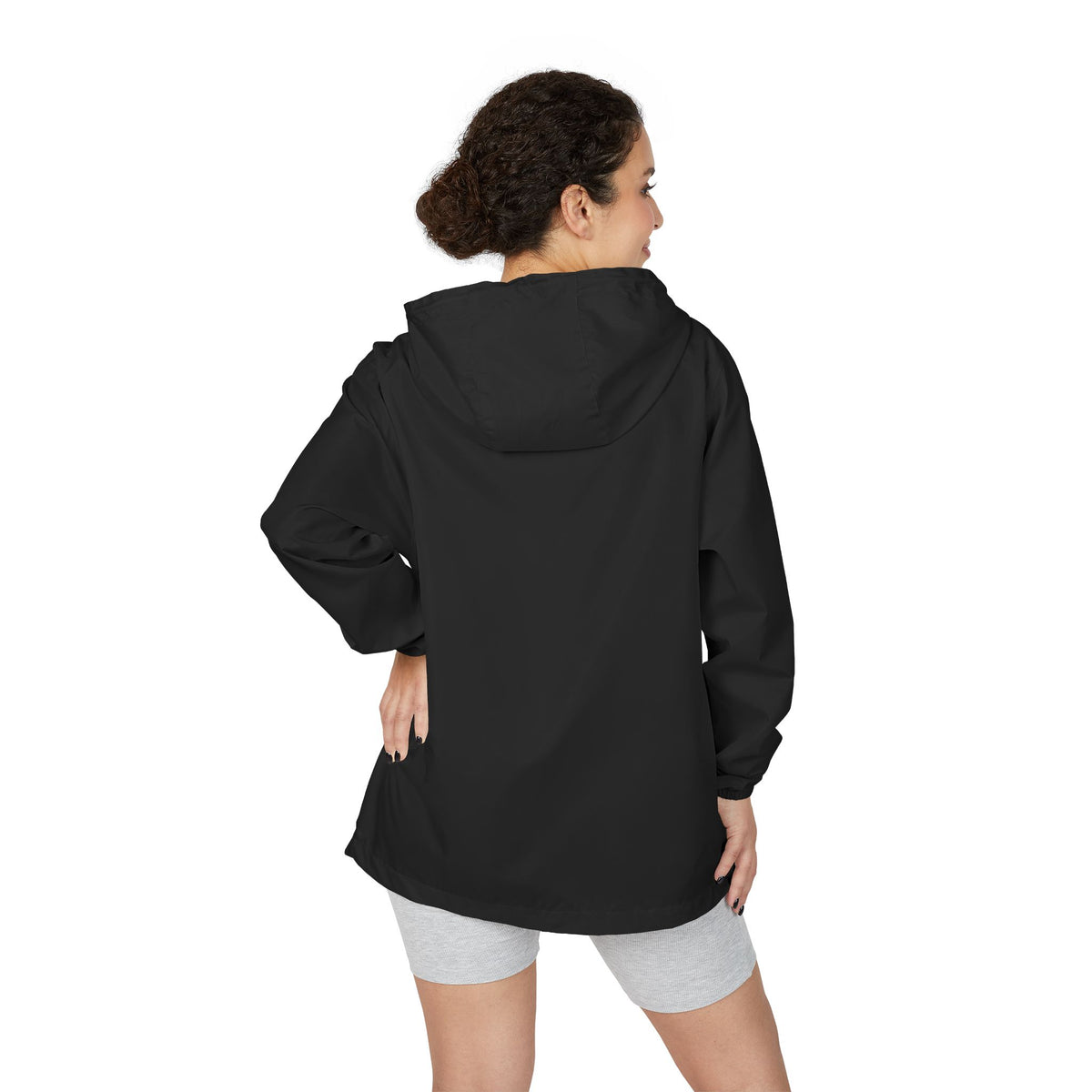 LA FEMMEnina Stay Grounded' Windbreaker Jacket