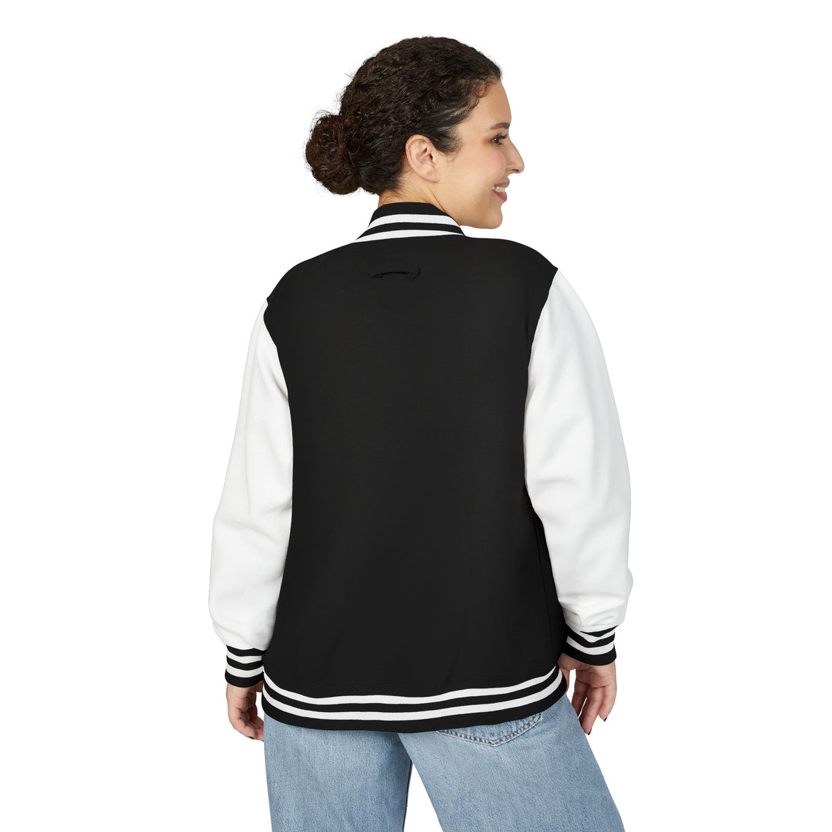 LA FEMMEnina Rose Letterman Jacket
